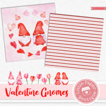 Valentine Gnomes Digital Paper LPB3042A