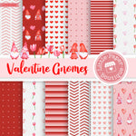 Valentine Gnomes Digital Paper LPB3042B