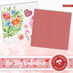 Be My Valentine Digital Paper LPB3047A