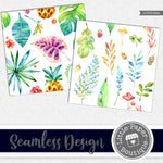 Floral Seamless Digital Paper LPB3048A