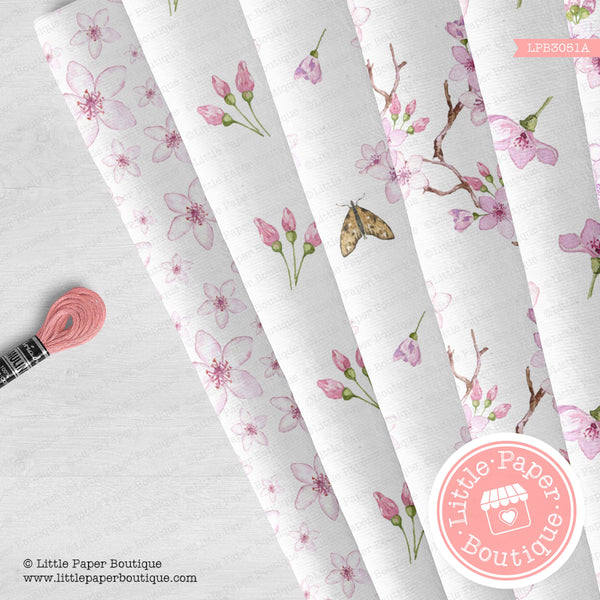 Cherry Blossoms Seamless Digital Paper LPB3051A