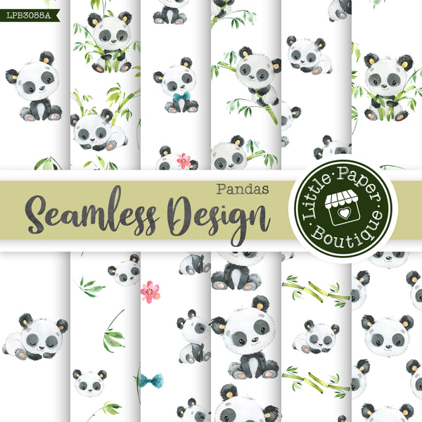 Pandas Seamless Digital Paper LPB3055A