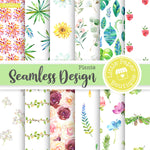 Plants Seamless Digital Paper LPB3057A