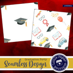 Graduation Party Seamless Digital Paper LPB3060A
