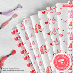 Valentine Gnomes Seamless Digital Paper LPB3063A