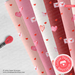 Valentine Gnomes Seamless Digital Paper LPB3063B