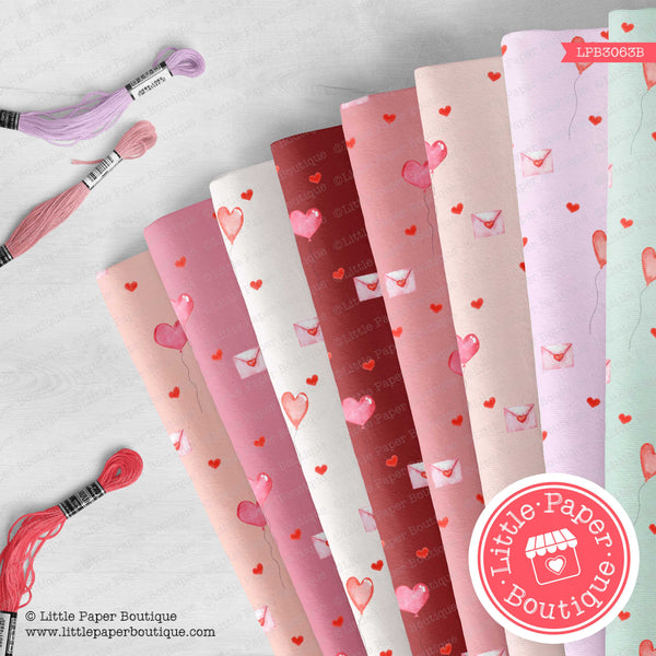 Valentine Gnomes Seamless Digital Paper LPB3063B