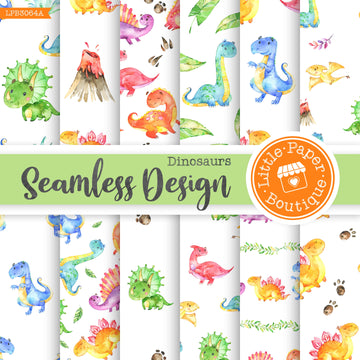 Dinosaurs Seamless Digital Paper LPB3064A