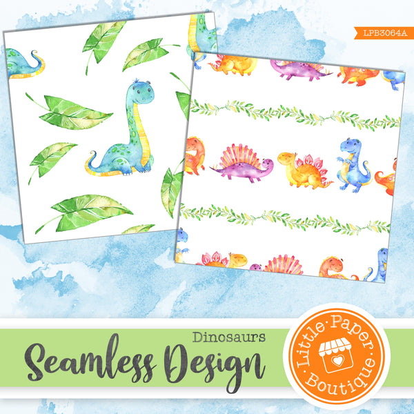 Dinosaurs Seamless Digital Paper LPB3064A