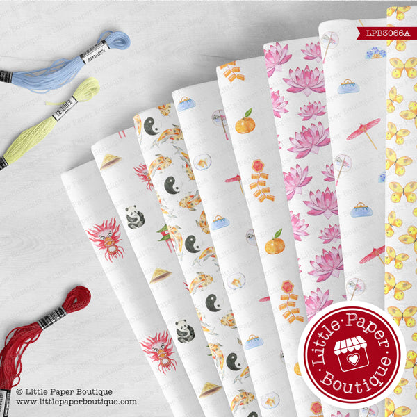 Chinese New Year Seamless Digital Paper LPB3066A