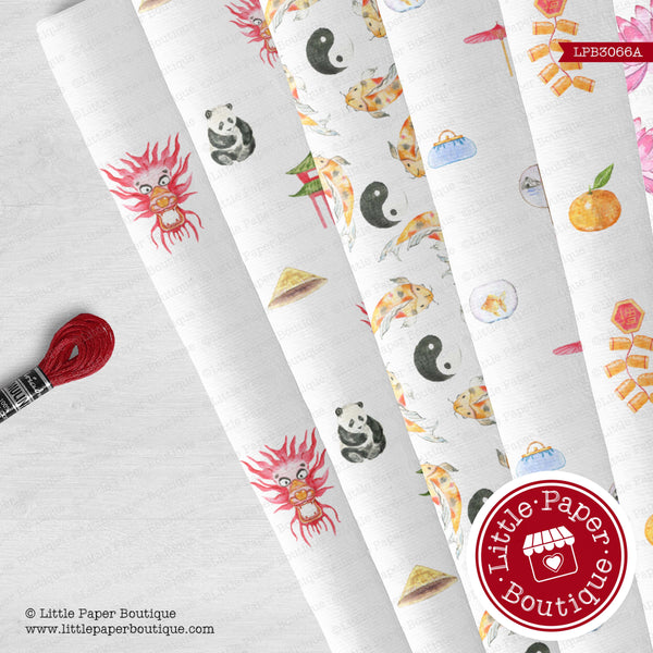 Chinese New Year Seamless Digital Paper LPB3066A