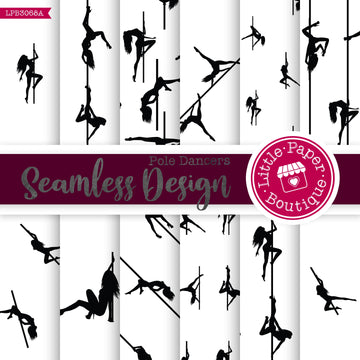 Pole Dancers Seamless Digital Paper LPB3068A