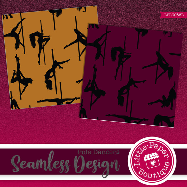 Pole Dancers Seamless Digital Paper LPB3068B