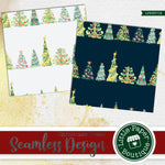 Christmas Trees Seamless Digital Paper LPB3071B