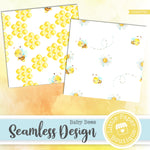Baby Bees Seamless Digital Paper LPB3075A