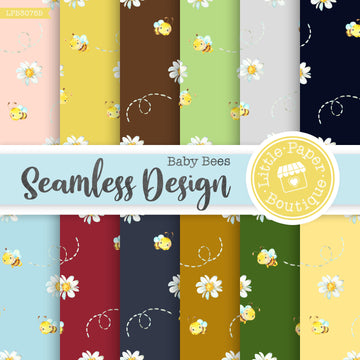 Baby Bees Seamless Digital Paper LPB3075B