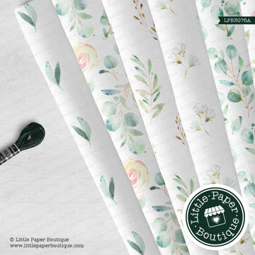 Eucalyptus Flowers Seamless Digital Paper LPB3076A