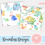 Assorted Animals Seamless Digital Paper LPB3091A