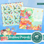 Christmas Presents Watercolor Digital Paper LPB5007A1