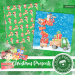 Christmas Presents Watercolor Digital Paper LPB5007A