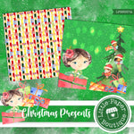Christmas Presents Watercolor Digital Paper LPB5007A