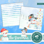 The Snowman Watercolor Digital Paper LPB5009A1