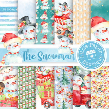 The Snowman Watercolor Digital Paper LPB5009A