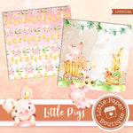 Little Pigs Digital Paper LPB5018A