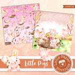 Little Pigs Digital Paper LPB5018A