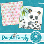Panda Family Digital Paper LPB6006A