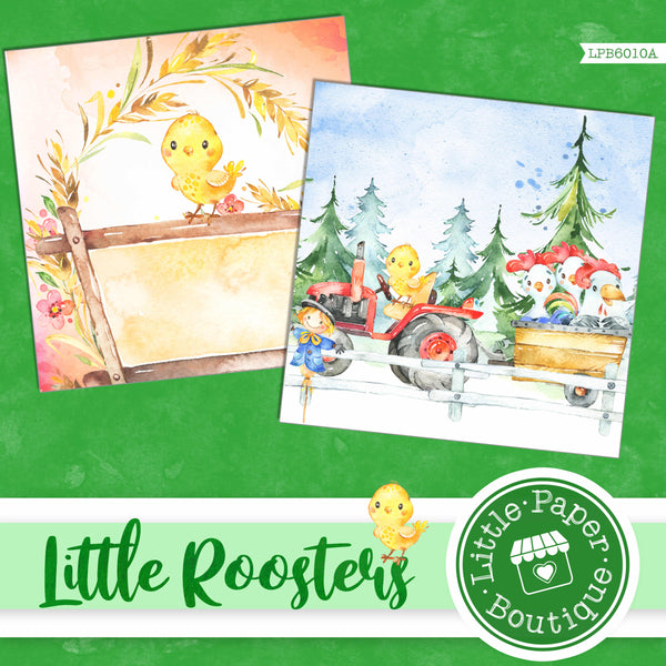 Little Roosters Digital Paper LPB6010A