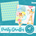 Party Giraffes Digital Paper LPB6013A