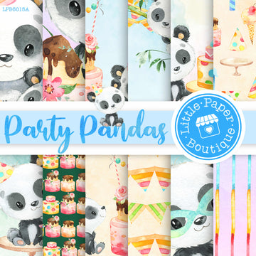 Party Pandas Digital Paper LPB6015A
