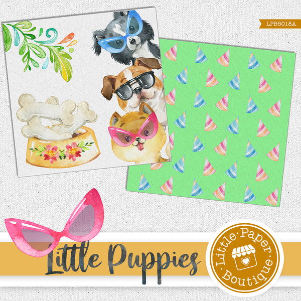 Little Puppies Digital Paper LPB61018A