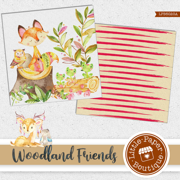Woodland Friends Digital Paper LPB6020A