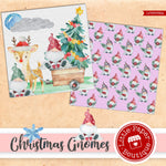 Christmas Gnomes Digital Paper LPB6038A