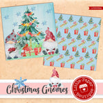 Christmas Gnomes Digital Paper LPB6038A