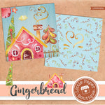Gingerbread Digital Paper LPB6046A
