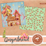 Gingerbread Digital Paper LPB6046A