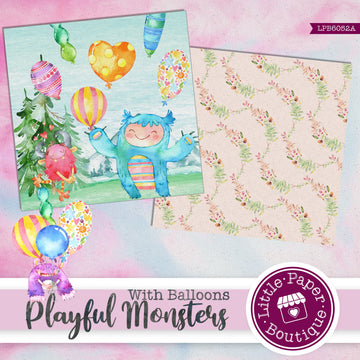 Playing Monsters Digital Paper LPB6052A