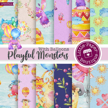 Playing Monsters Digital Paper LPB6052A