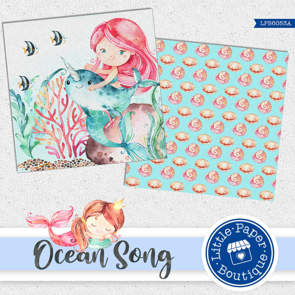 Ocean Song Digital Paper LPB6053A