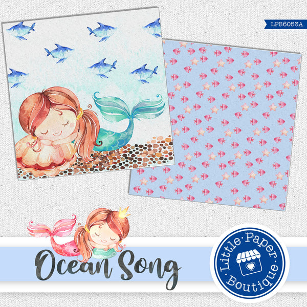 Ocean Song Digital Paper LPB6053A