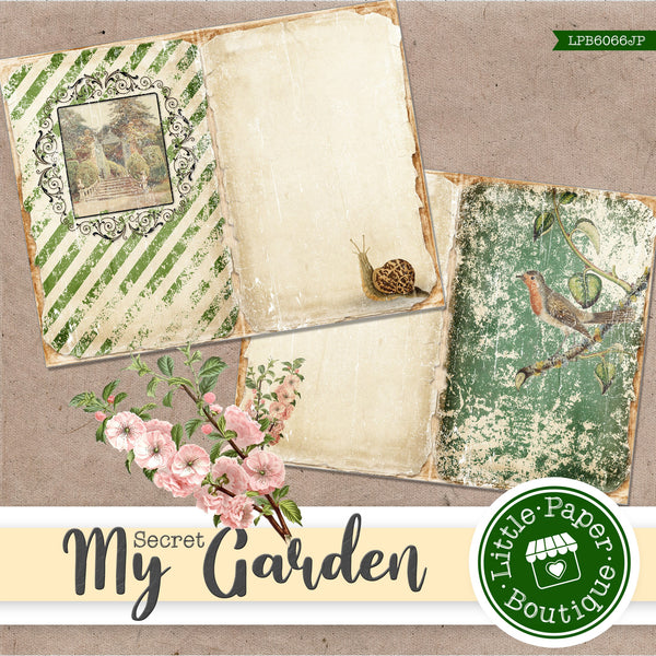 My Secret Garden Letter Size Digital Paper LPB6066JP