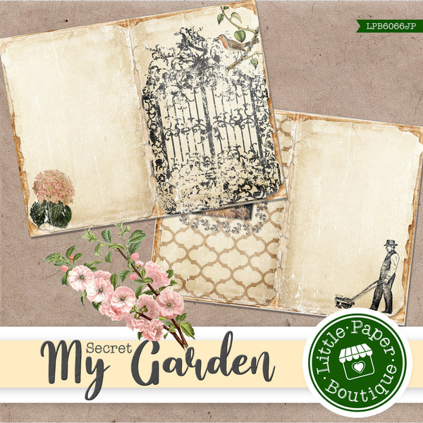 My Secret Garden Letter Size Digital Paper LPB6066JP