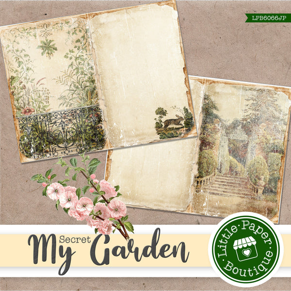 My Secret Garden Letter Size Digital Paper LPB6066JP