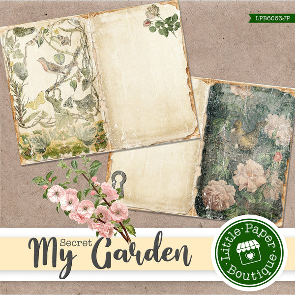 My Secret Garden Letter Size Digital Paper LPB6066JP