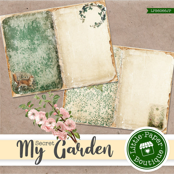 My Secret Garden Letter Size Digital Paper LPB6066JP