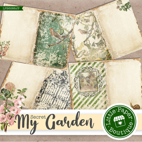 My Secret Garden Letter Size Digital Paper LPB6066JP