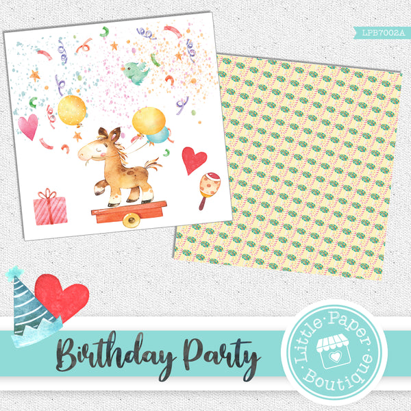 Birthday Party Digital Paper LPB7002A